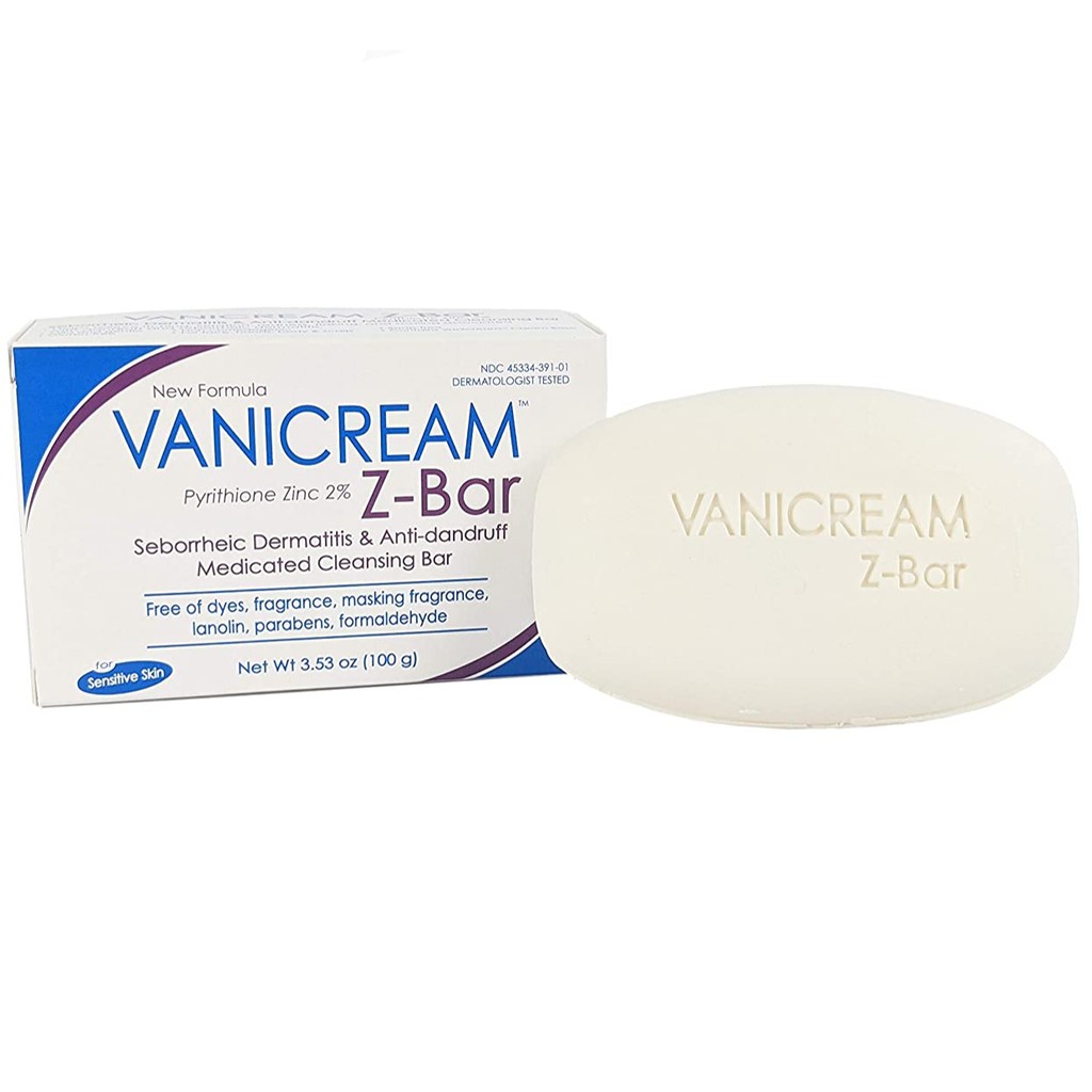 Vanicream ZBar Medicated Cleansing Bar for Sensitive Skin Maximum