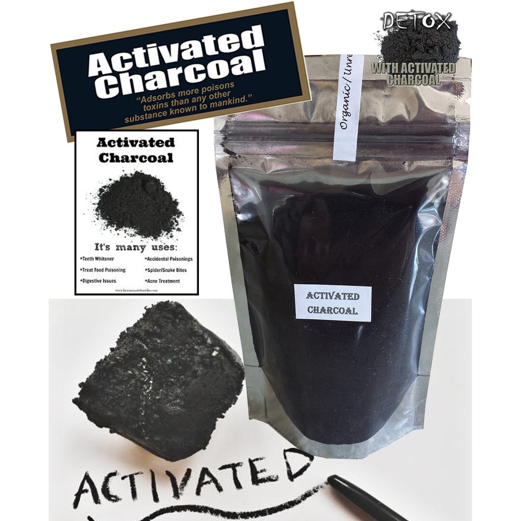 Activated Charcoal Coconut Powder 100g (FOOD GRADE) Shopee Philippines