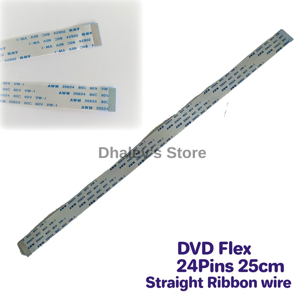1pc. DVD Ribbon Wire / Flex 24Pins 25cm Straight Ribbon Wire for