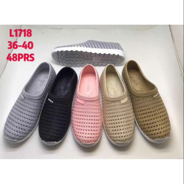 women slip on rubber shoes (add one size) Shopee Philippines