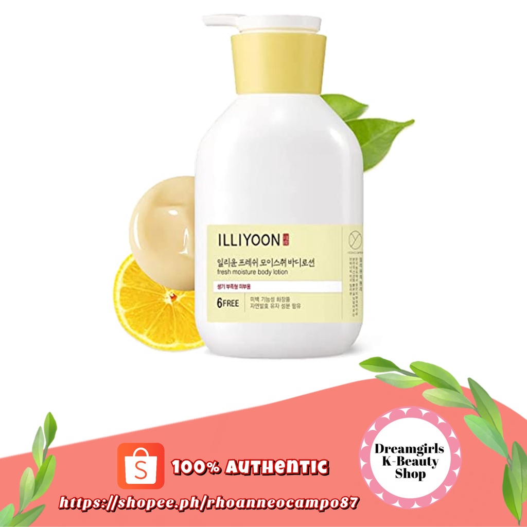 ILLIYOON Fresh Moisture Body Lotion 350ml Shopee Philippines