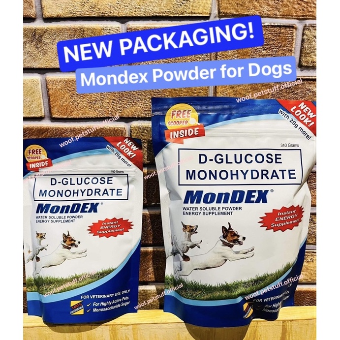 Mondex Dextrose Powder (DGlucose Monohydrate) for Dogs Cats Birds