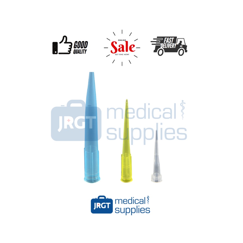 Gilson / Eppendorf Pipette (Blue Tip / Yellow Tip) 1 Pack 500pcs
