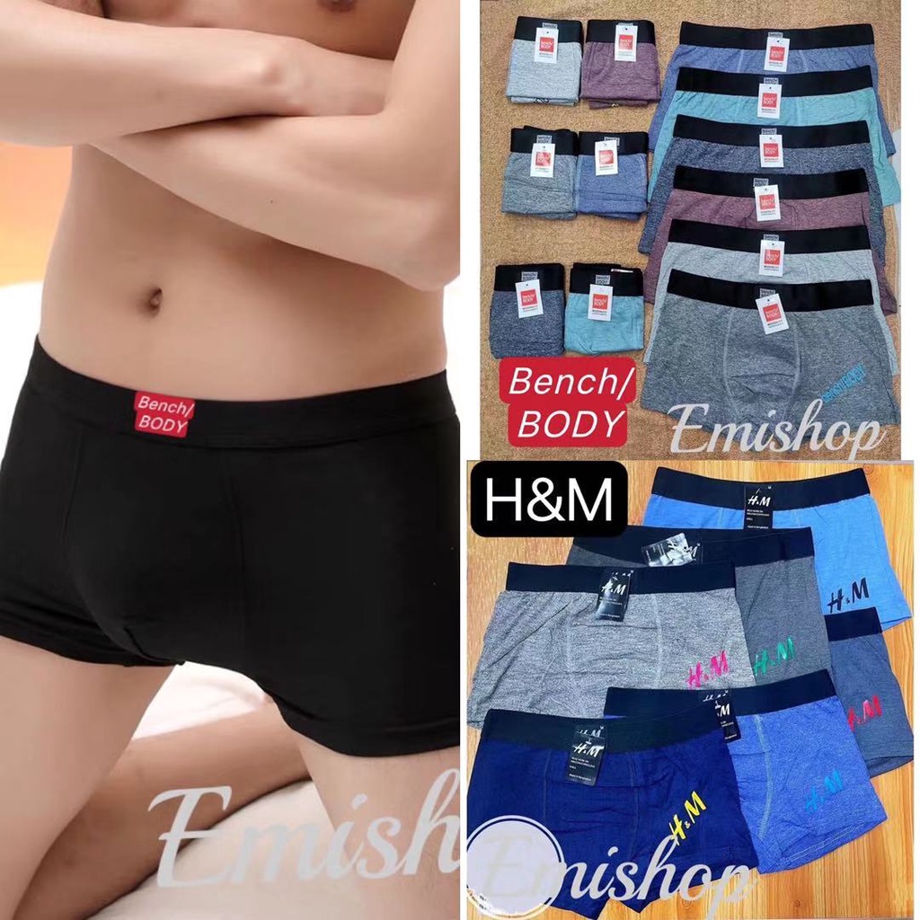 H&M/Bench high quality men's boxer brief 3pcs/6pcs Shopee Philippines