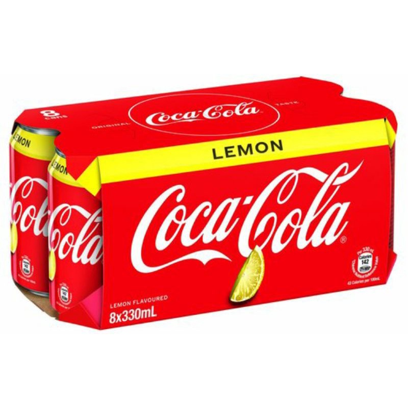 CocaCola Lemon Soda (8 x 330ml) Shopee Philippines