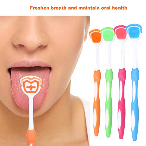 1pc Tongue Brush Tongue Cleaner Brush Tongue Scraper Cleaner Bad Breath