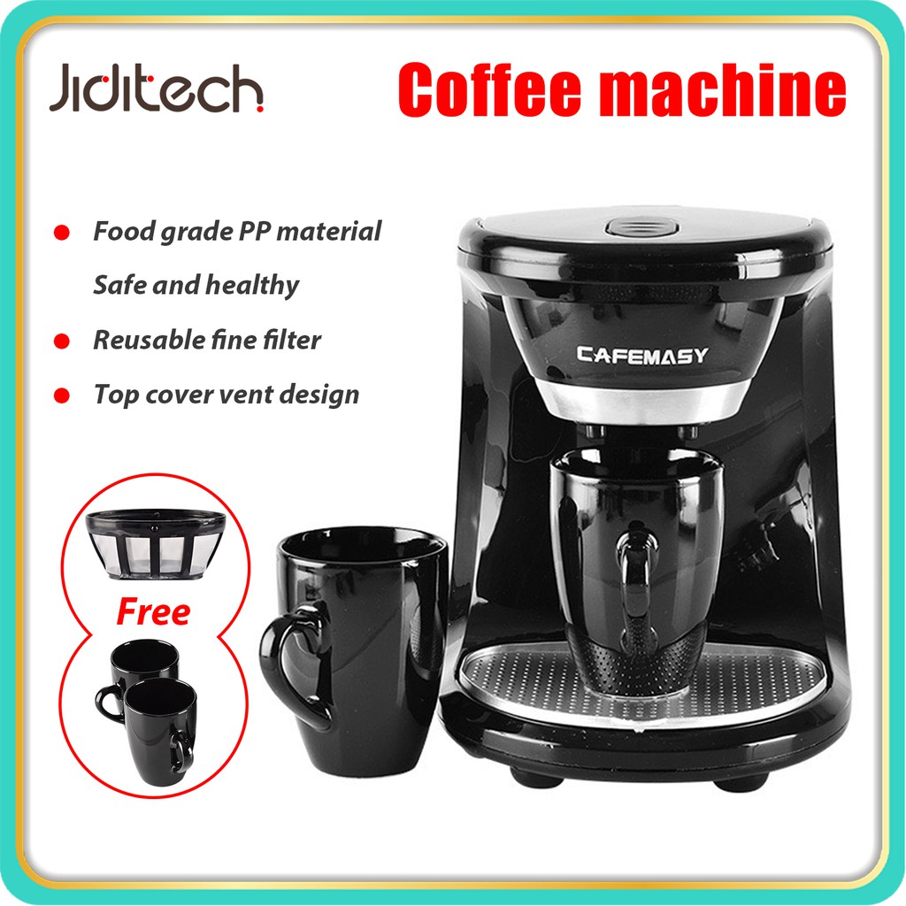 Jiditech Coffee Maker Coffee machine CCM009 Espresso Machine Automatic Coffee Maker Shopee