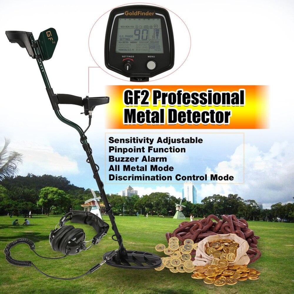 GF2 Professional Gold Metal Detector High Sensitivity in Gold Detection