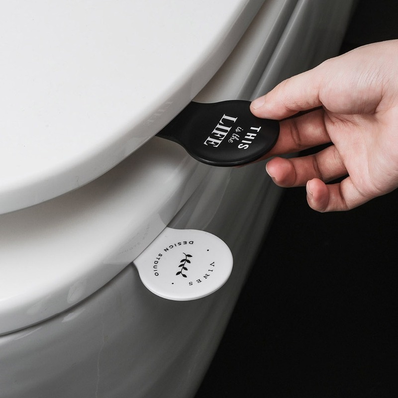 Self Adhesive Portable Toilet Seat Cover Elevator/ Travel Sanitary