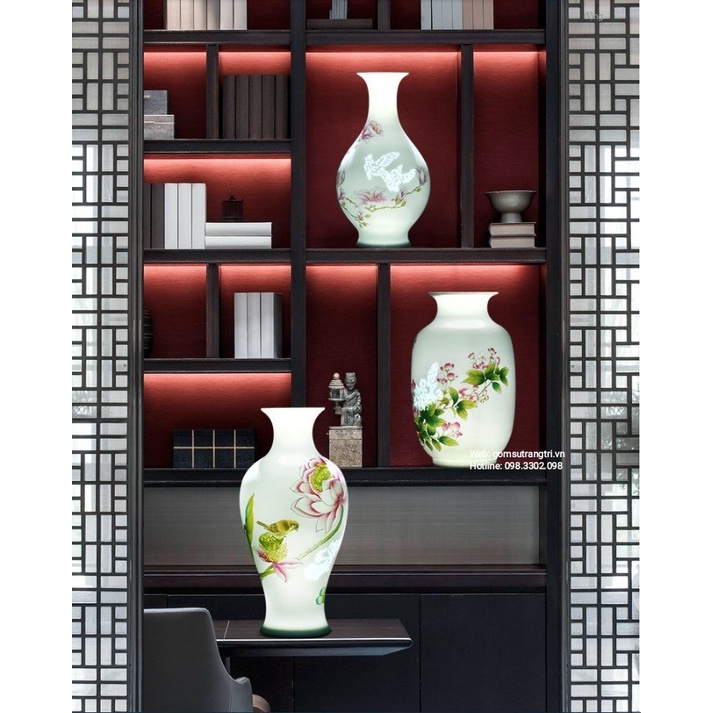 Porcelain Vases With Hidden Pattern Currently In Porcelain Binh is