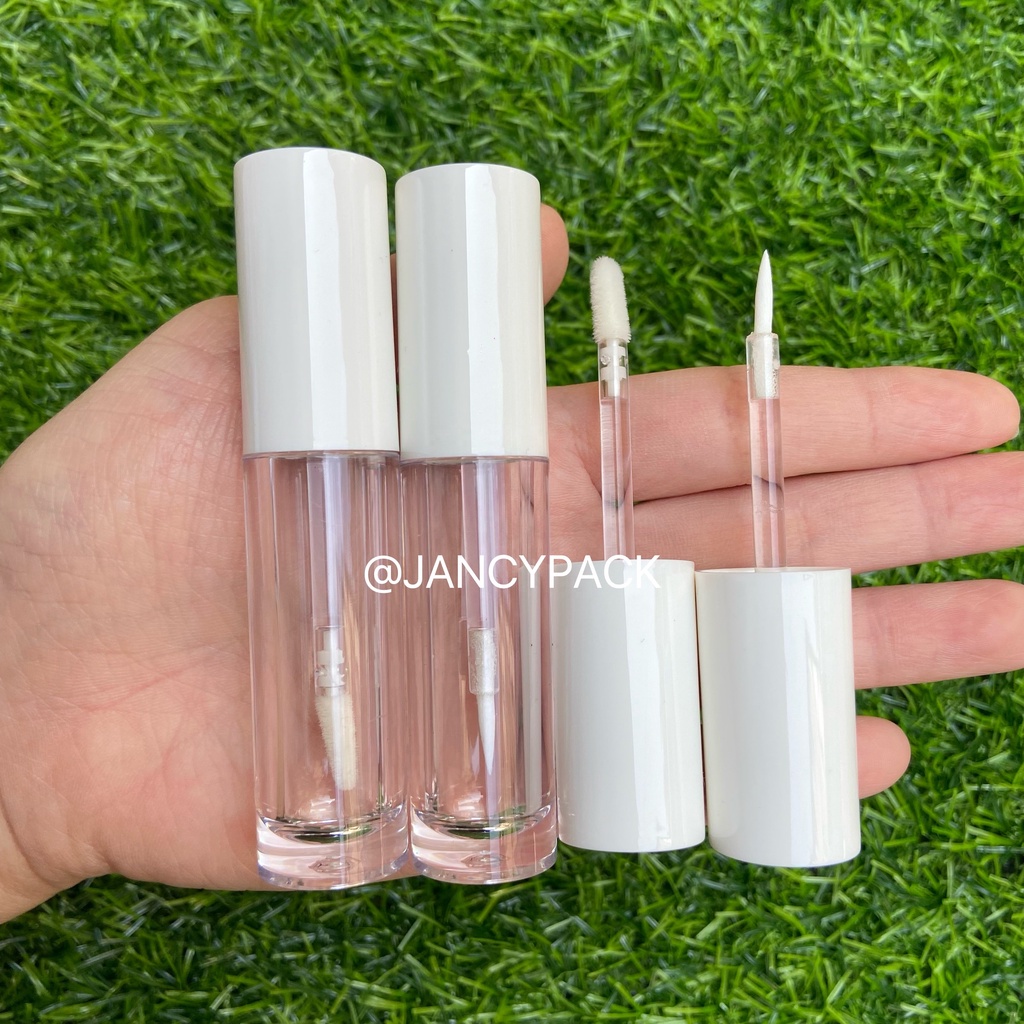 JANCY 5ml white lipgloss packaging liquid lipstick packaging eyeliner