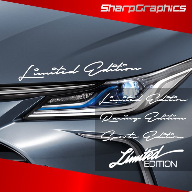 Limited Edition Sports Racing Edition Sticker Decal Shopee Philippines