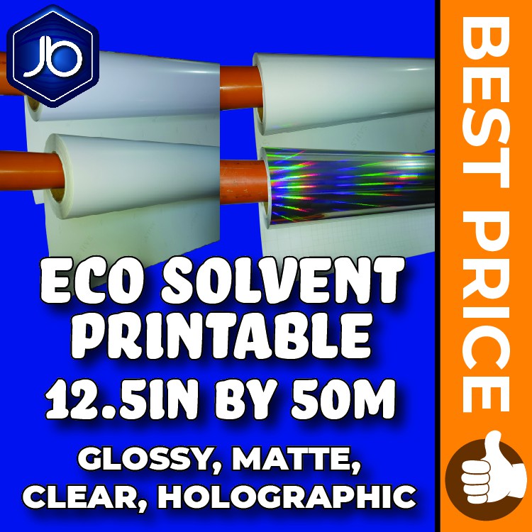 Affordable Premium Quality Printable Eco Solvent Vinyl Sticker Roll 12.