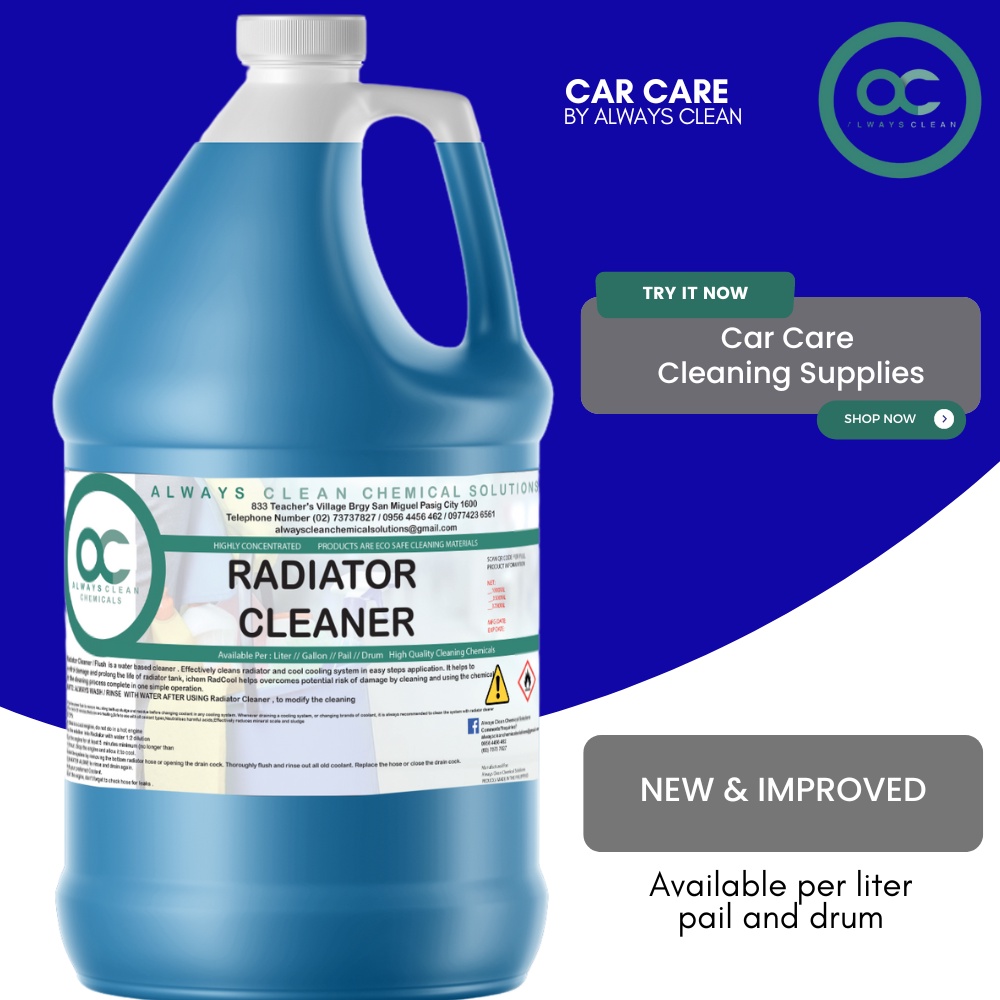 RADIATOR CLEANER 1 GALLON Shopee Philippines