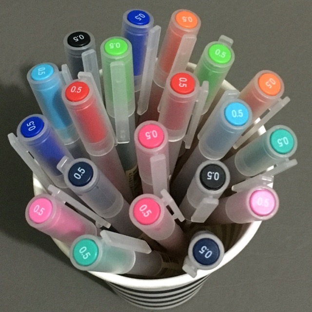 Muji colored pens (0.5 & 0.38) Shopee Philippines