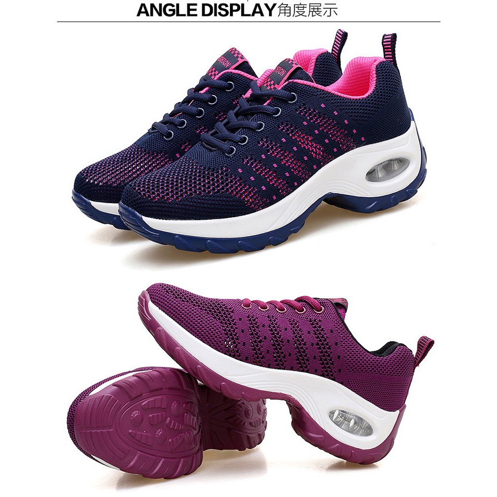 Women's Rubber Shoes Breathable Running Shoes For Women Shopee