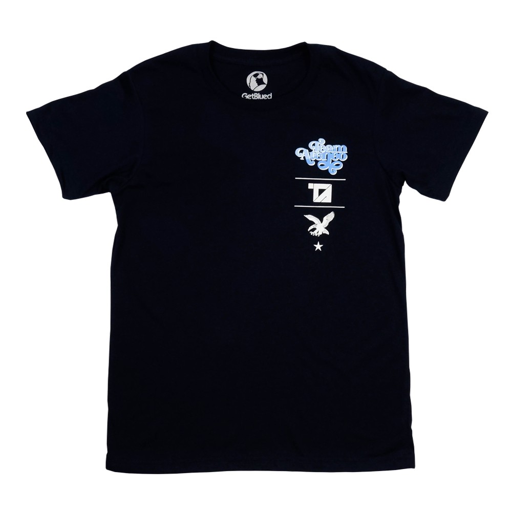 GetBlued Team Ateneo Series Retro Navy Blue Unisex TShirt Shopee