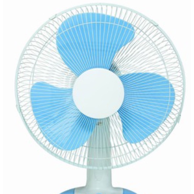 Mitsu tech table fan 16" electric round based stand air con Shopee