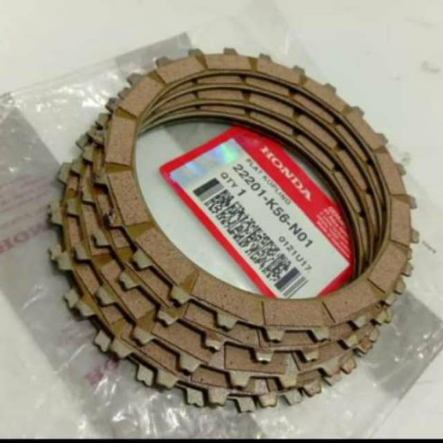 Clutch Ori Honda Clutch Plate Plate 5pc Cb 150 Cbr 150 Cb150 Cbr150 Sonic Supra Gtr 150 Shopee