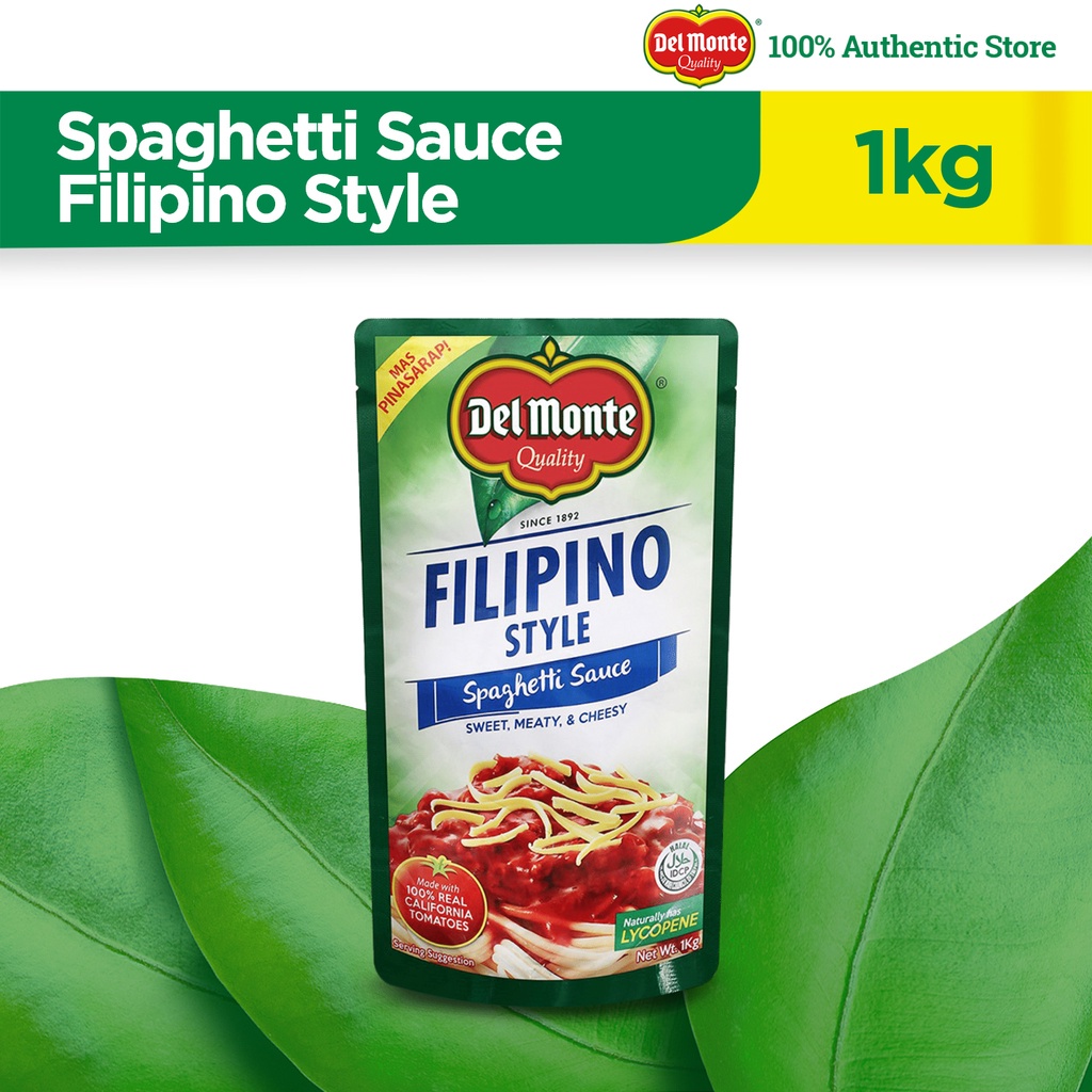 DEL MONTE Filipino Style Spaghetti Sauce the No. 1 Spaghetti Sauce in