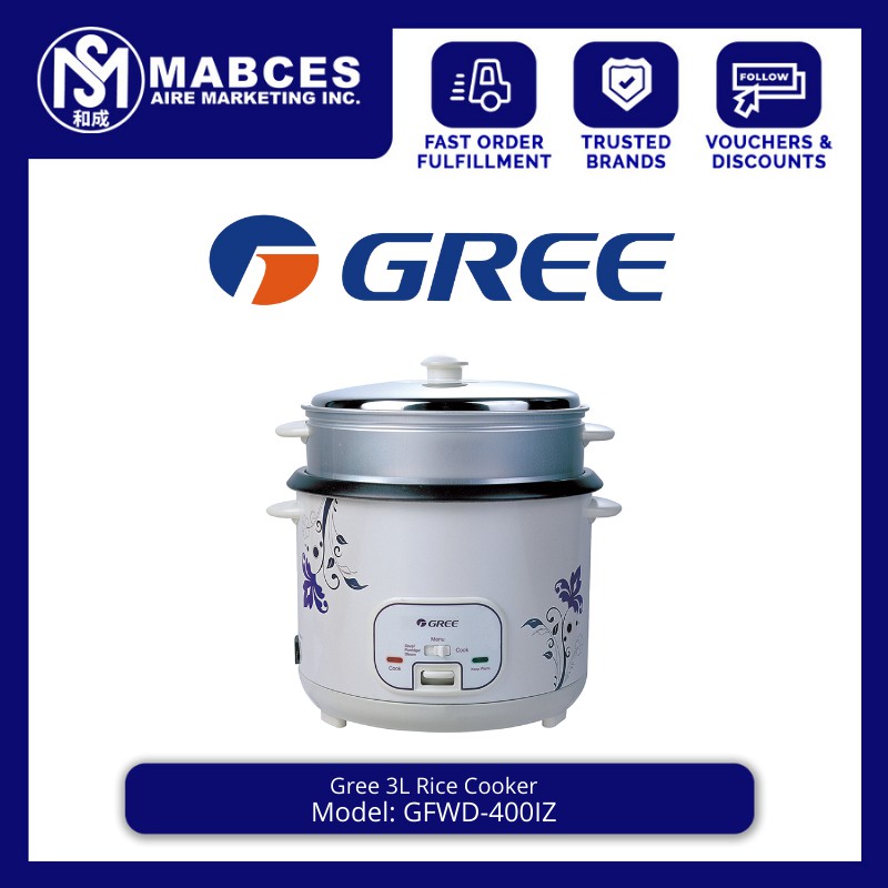 Gree 4L Rice Cooker GFWD400IZ Shopee Philippines