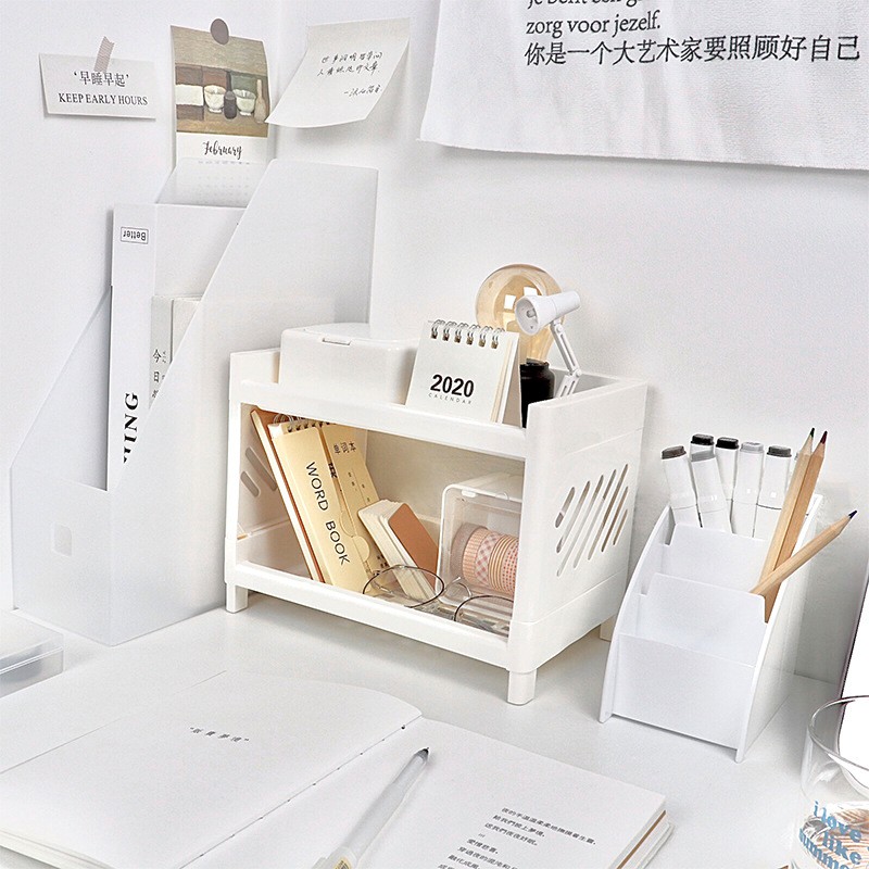 BigTin Simple Desktop Storage Rack Home Desk Organizer Rack Shopee