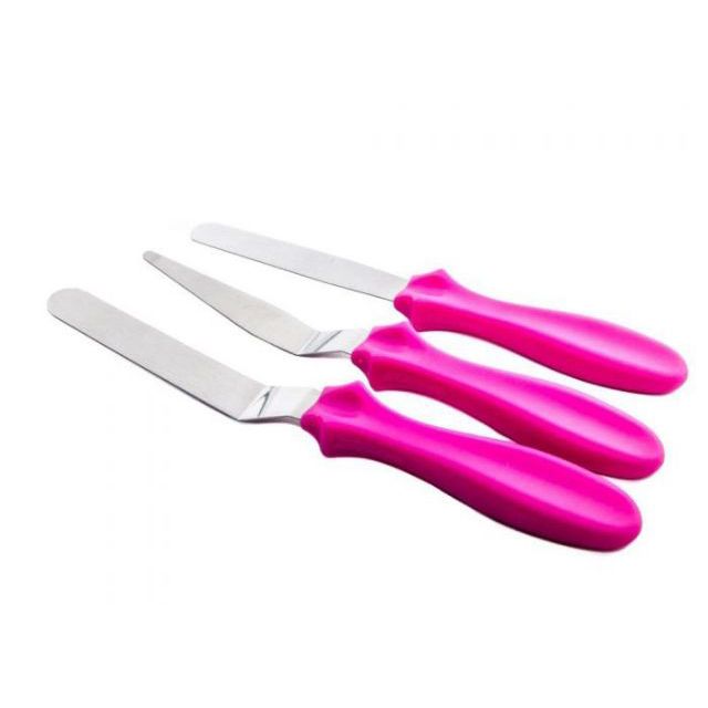 3pc. Stainless lcing Spatula Set (COLOR MAY VARY) Shopee Philippines
