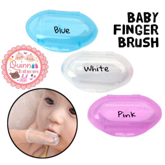 Finger Brush / Tongue Brush / Silicone Baby Finger Brush Baby Finger