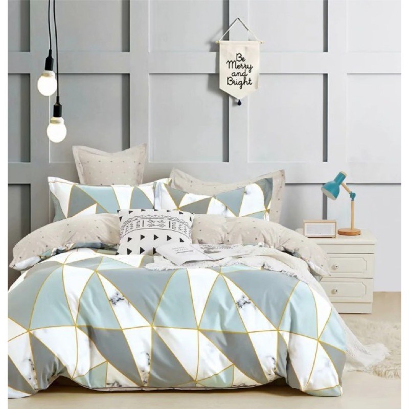 COD HiGH QUALITY BEDSHEET SETS 100 MICROFIBER POLYESTER (SINGLE 5in1,TWIN 5in1,QUEEN 7in1