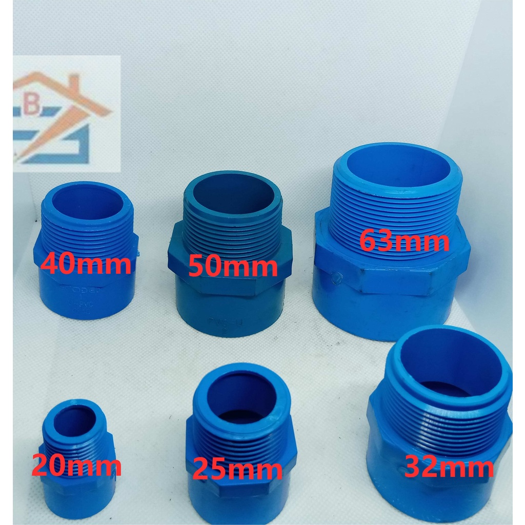 PVC MALE ADAPTER 1/2 TO 2 Shopee Philippines
