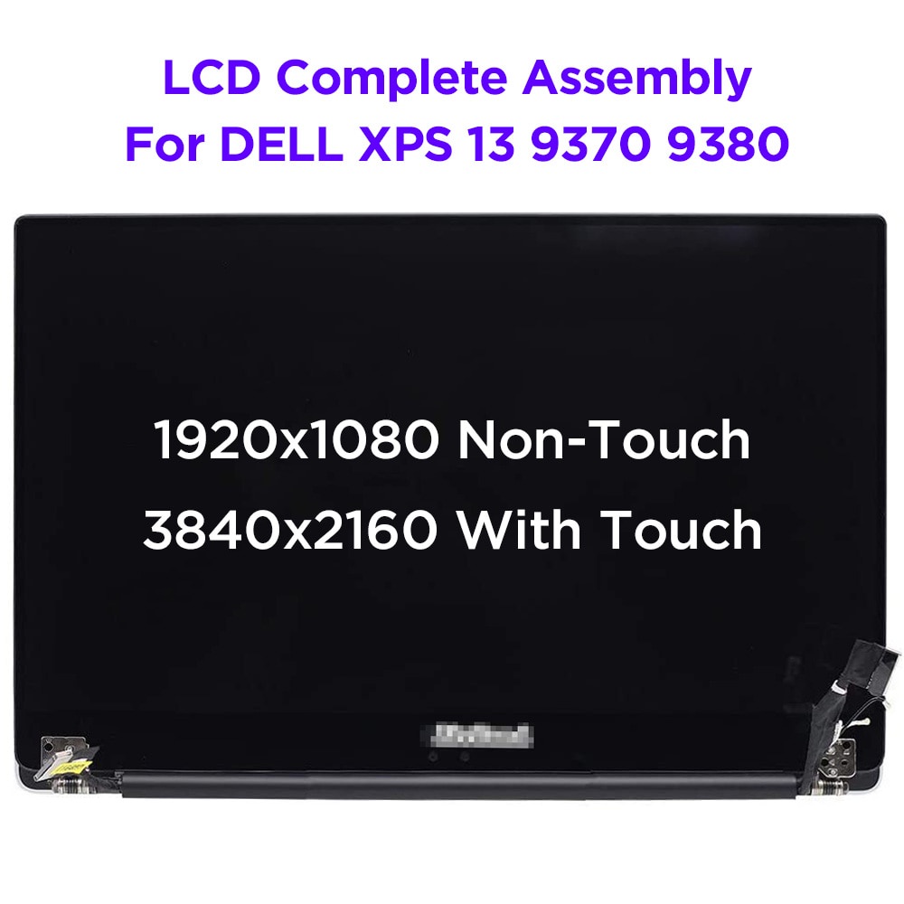 Original 13.3" Touch Screen Complete Assembly For Dell XPS 13 9370 9380