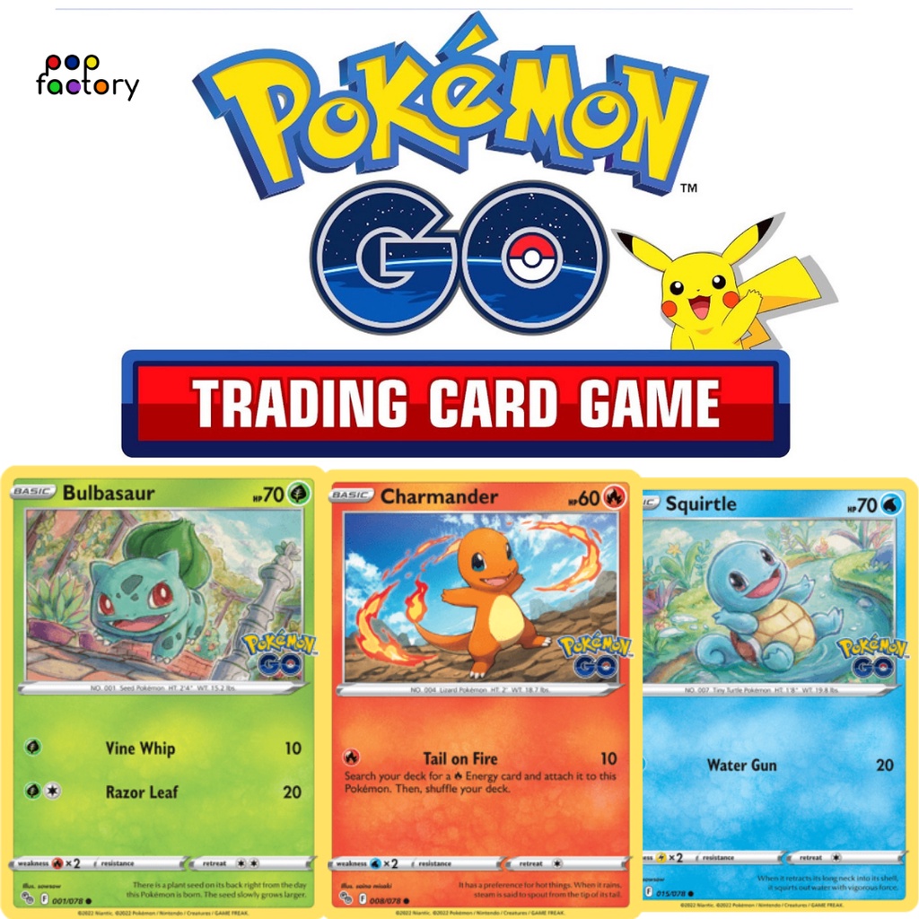 2022 Pokemon Go Card Series (Part 1) Original Pokemon TCG Cards