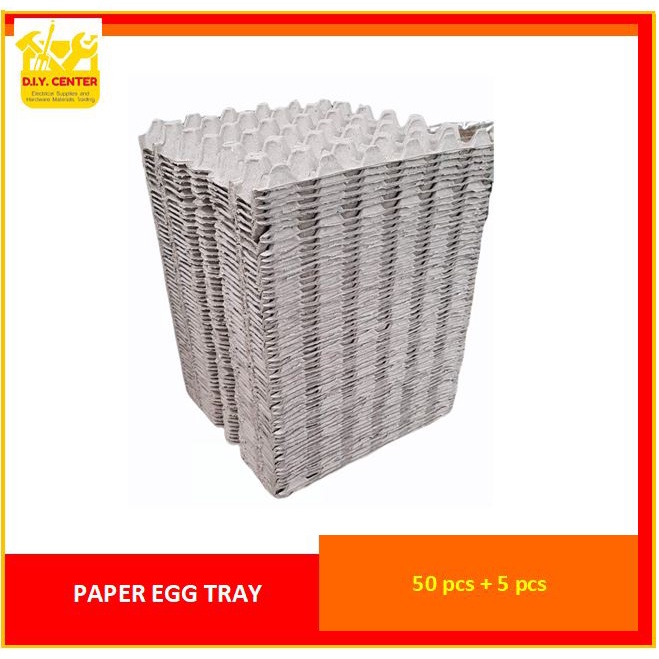 Egg Tray Brand New made of Paper / Carton Eggtray (50 + 5 Pieces