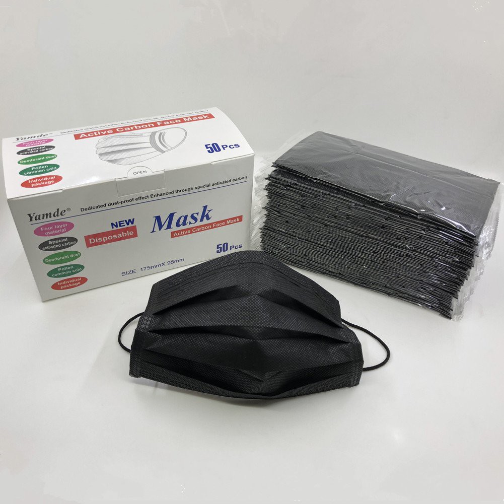 Disposable Surgical Face Mask With Activated Charcoal Carbon Filter
