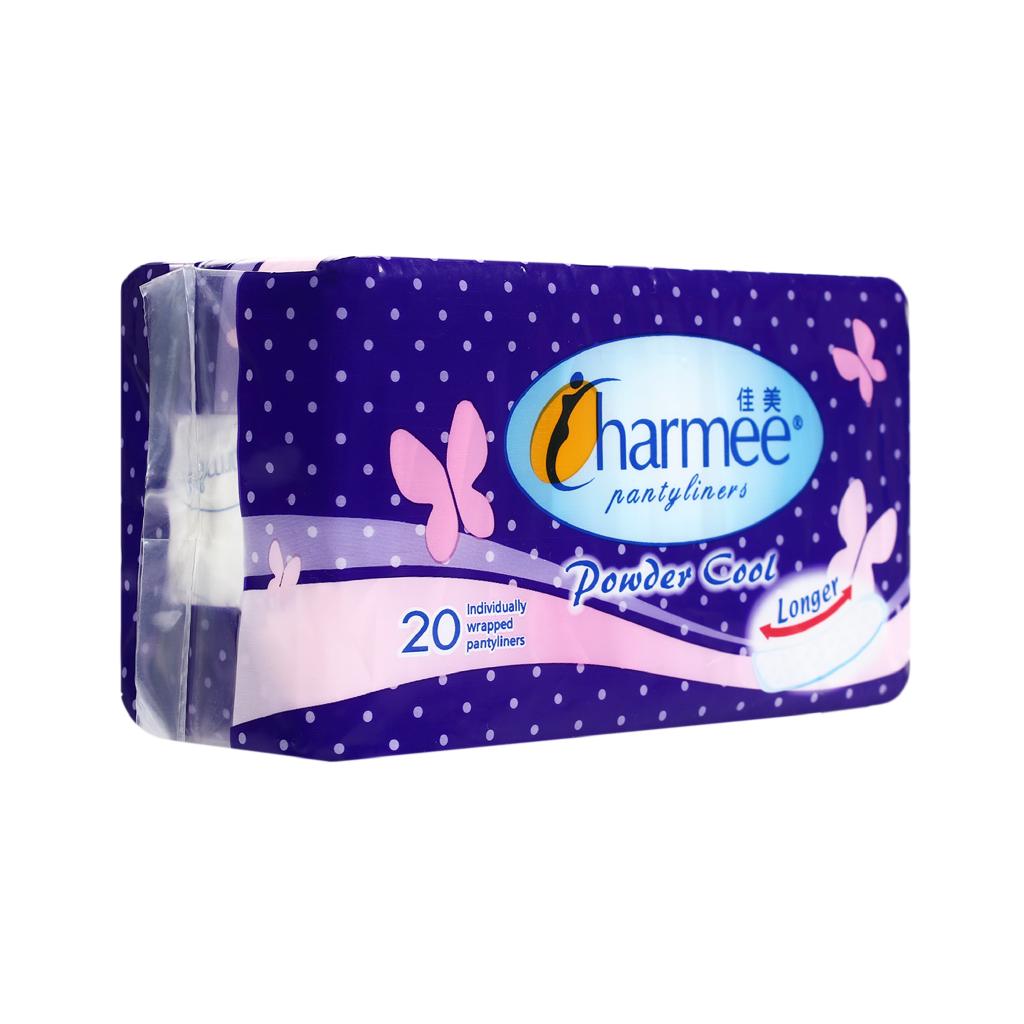 Charmee Pantyliner Powder Cool Longer 20's x 4 Shopee Philippines