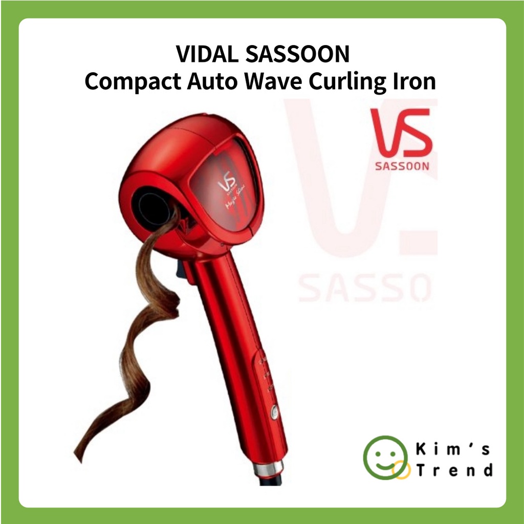 [VIDAL SASSOON] Compact Auto Wave Curling Iron Korean Hair Style Hair Volume Curling Wand