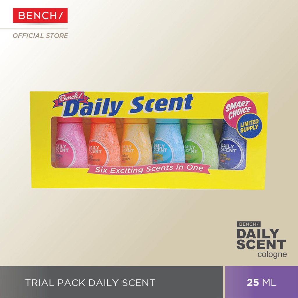 BENCH PXC0093C Daily Scent 6in1 Trial Pack Shopee Philippines