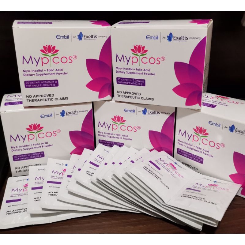 Mypicos ORIGINAL PCOS Myoinositol + Folic Acid Dietary Supplement