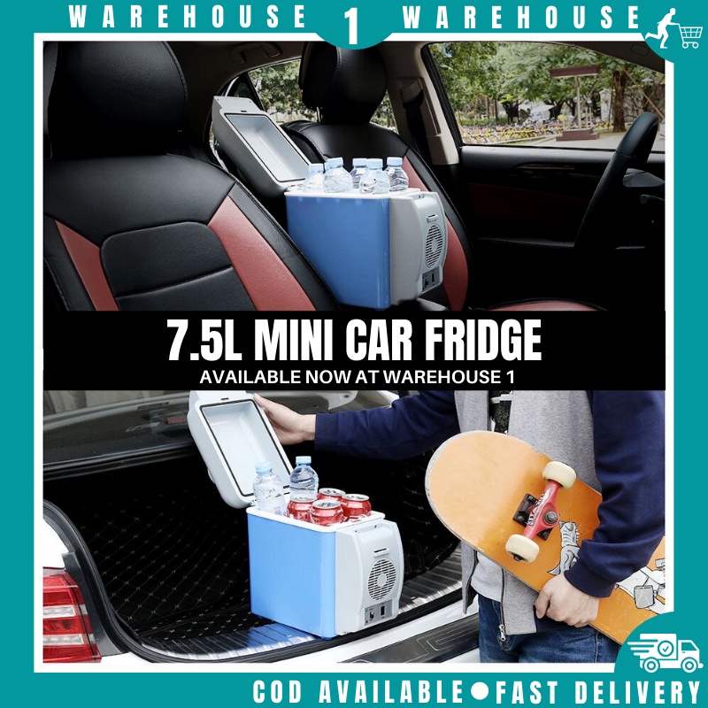 Mini Car Cooler Box, Portable Electric Cooler Box Warmer Freezer, Car