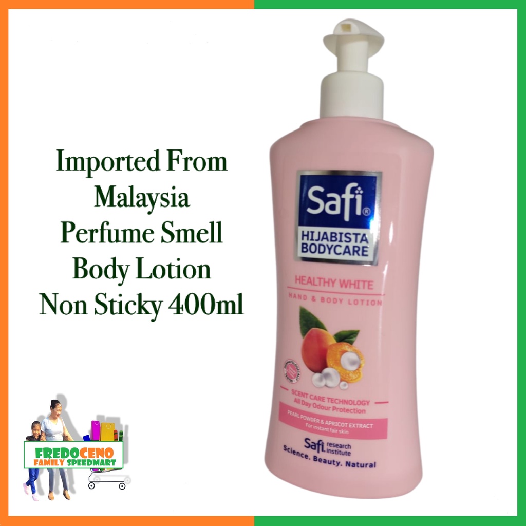Safi Hijabista Bodycare Healthy White Hand & Body Lotion 400ml