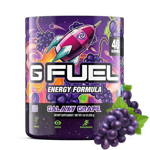 G Fuel Galaxy Grape Tub (40 Servings) Elite Energy and Endurance
