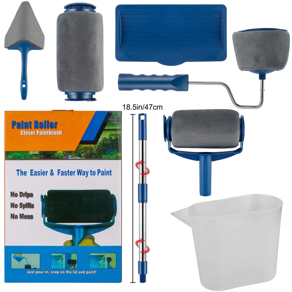 Paint Roller Set Tool Set Clever Paintbrush Nondrip Decorating Tools