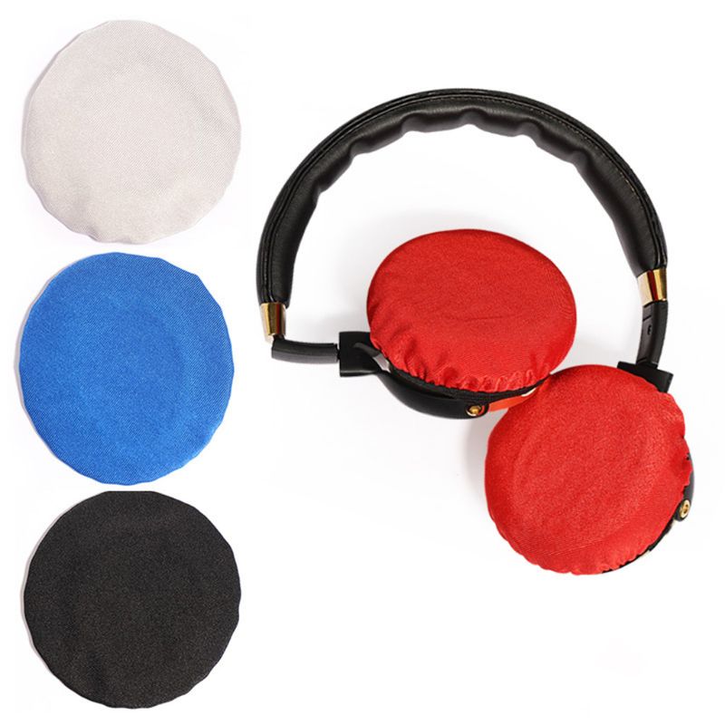 1 Pair Stretchable Washable Earcup Headphone Cover Protector Headphone