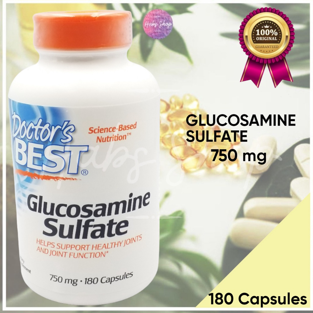 Doctors Best Glucosamine Sulfate 750 mg 180 Capsules Shopee Philippines