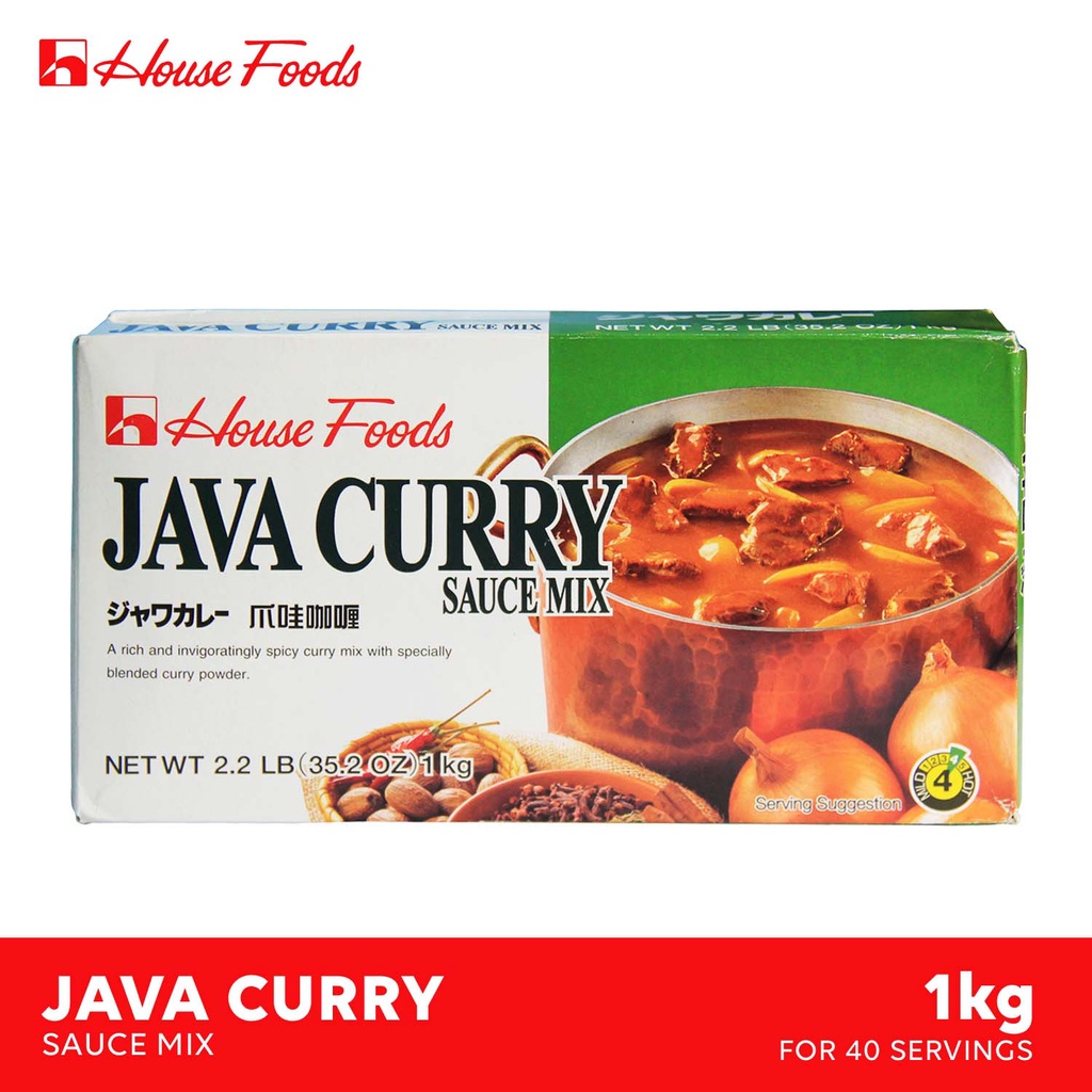 House Foods Java Japanese Curry Sauce Mix Food Service 1kg Shopee