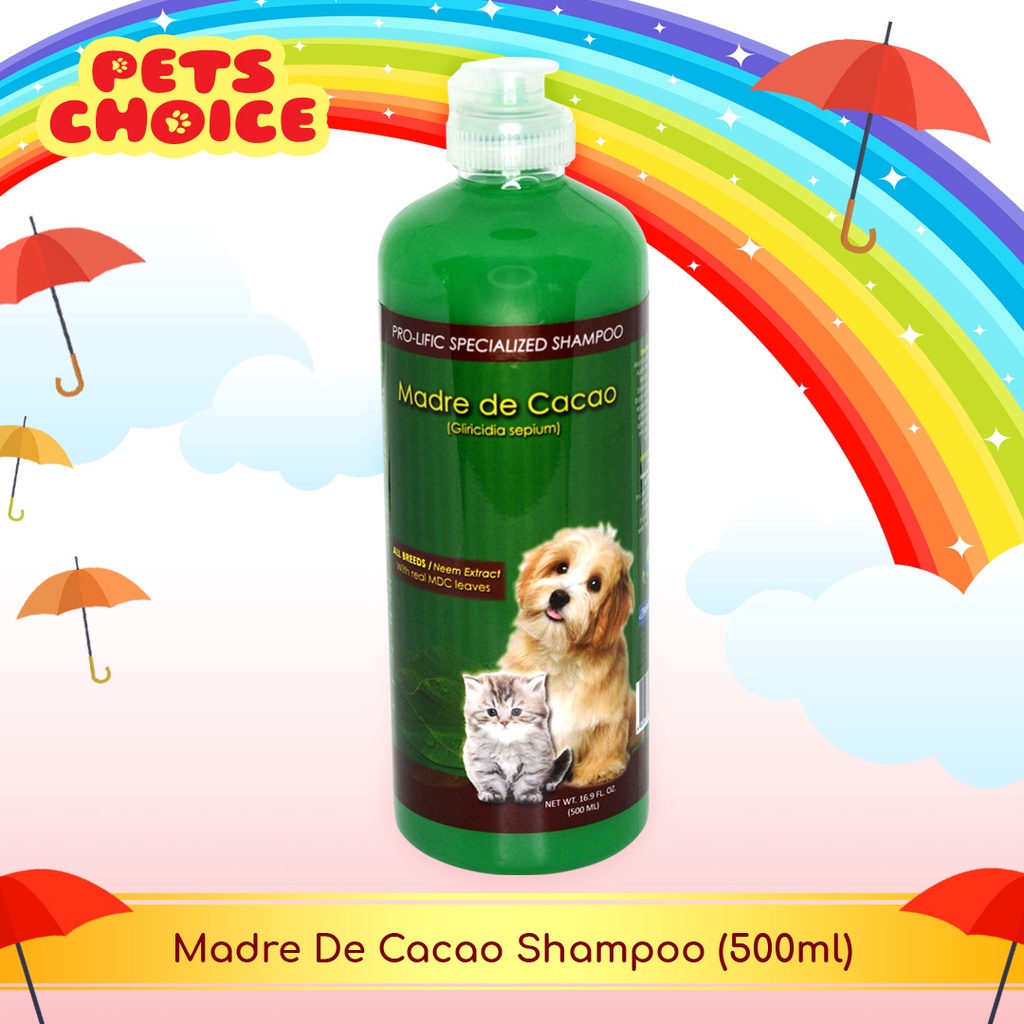 Specialized Dog Shampoo Madre de Cacao 500 mL for dogs and cats, anti
