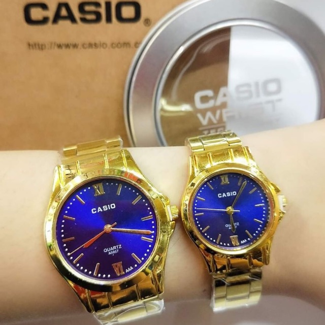 Casio water resistant couple watch Shopee Philippines