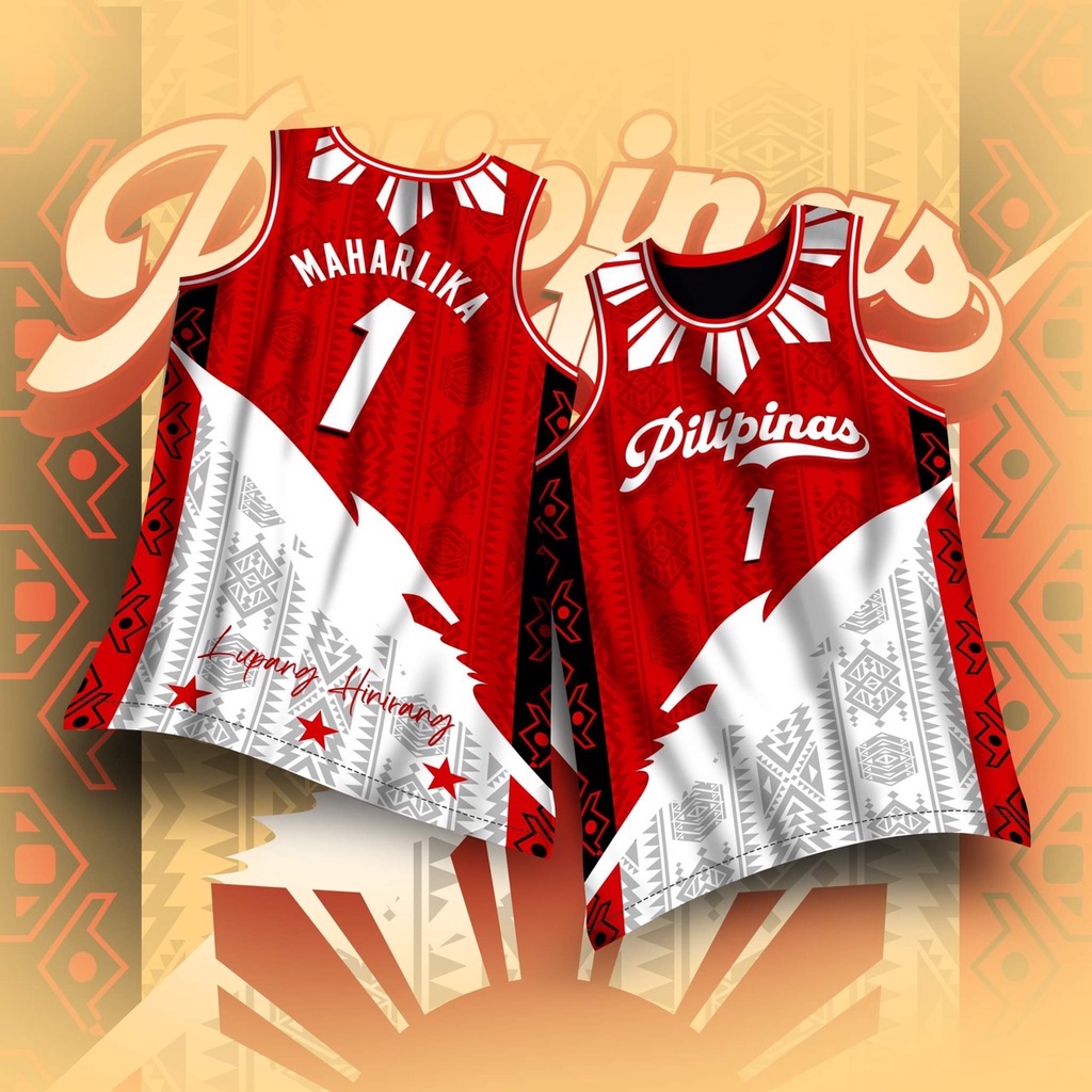 NEW 2022! PILIPINAS MAHARLIKA 1 GILAS PILIPINAS Jersey Full