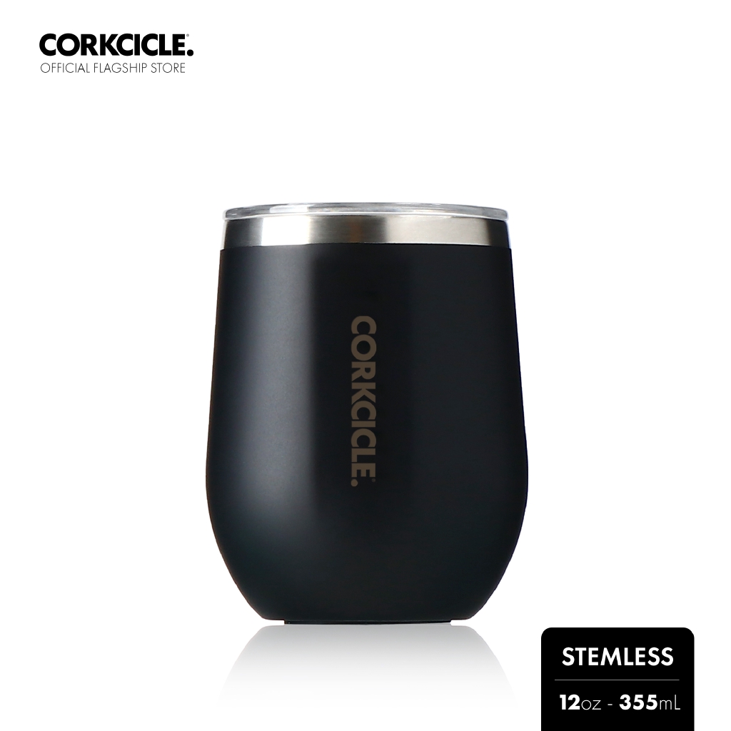 CORKCICLE Stemless Matte Black 12oz Shopee Philippines