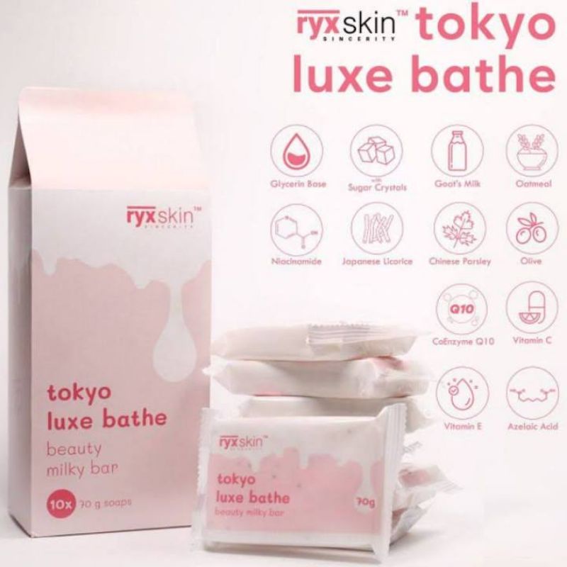 RYX Tokyo Luxe Bathe Soap (1 box) Shopee Philippines
